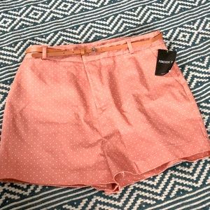 High waste Polka dot shirts